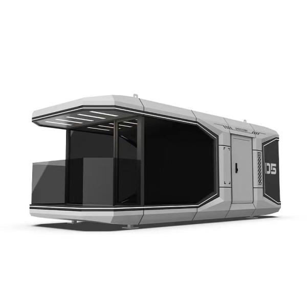Experience Luxury In A Capsule House With A Broader View Wall Rock Wool Sandwich