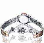 ODM Ladies Zinc Alloy Quartz Watch Stainless Steel Solid Band