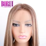 Straight Wave Colored Bob Wigs Pre Plucked #4 27 Short Style Average Size