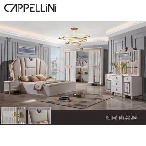 China MDF Wood Full Bedroom Furniture Sets Queen Bedroom Suite Furniture factory