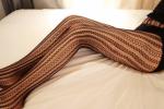 Tights Mesh Girls Knee Womens Silk Stockings High Sock Pattern With Sexy Letters