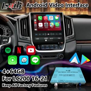 China Toyota Land Cruiser 200 Sahara Android Carplay Interface for LC200 2016-2021 By Lsailt factory