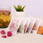 Corn Fiber Disposable Tea Bag Small Bubble Bags 7 * 10cm Heat Resistance