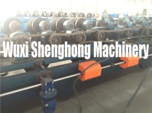 China GCr15 Bearing Steel Purlin Roll Forming Machine with Quenched Treatment factory