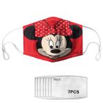 Cartoon Printed Cloth Face Masks for Kids