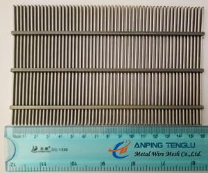 China AISI304 &amp; AISI316 Wedge Wire Screen Flat Panels, 0.05-10mm Slot Width factory