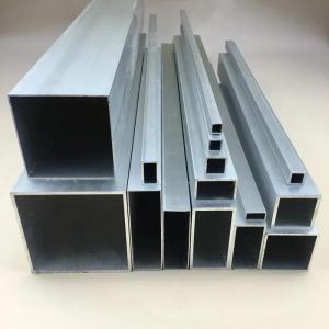 China 6000 Series Aluminium Square Tubes Anodizing Square Aluminum Extrusion factory