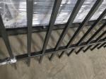 Customized Black Zinc Steel Metal Garrison Fence Panels Maintenance Free