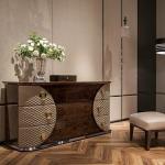 0.5x0.85m Long Console Table TV Cabinet 120cm Marble Stone