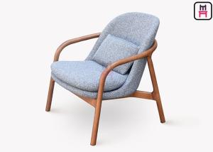China Wood Structure Modern Sofa Chair , Leisure Sofa Chair Custom Frame Color factory