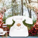 Plastic Phone Guest Book 32GB Memory Birthdays Record Player Wedding Guest Book
