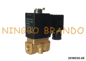 China 2KW030-08 Airtac Type Normally Open Brass Solenoid Valve 220V 110V 24V 1/4'' factory