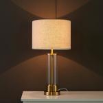 Modern Simple Creative Led Glass Lamp Living Room Study Bedroom Bedside Reading