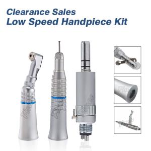 China Low Vibration And Low Noise Dental Low Speed Handpiece Kit Contra Angle Straight Handpiece Air Motor factory