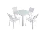 Heavy Duty Aluminum Frames Stackable Outdoor Restaurant Furniture