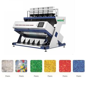 5kw Plastic Color Sorter Machine Linear CCD true color sorting tech