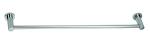 Hand Towel holder &Single towel rail 600mm Round & Chrome&Black 82208-600&Zinc