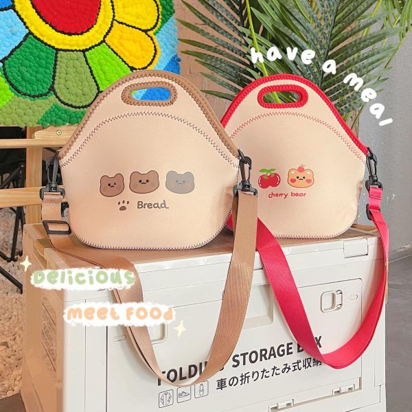 Cartoon Stroller Pattern Medium Shoulder Mommy Maternity Bag Waterproof Mother