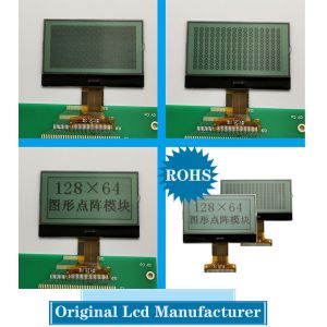 Square Round Programmable Monochrome STN/FSTN 12864 128*64 128X64 Graphic LCD