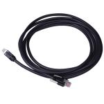 High Flexible Gigabit Ethernet Cable Black Color For Industrial Camera 5m