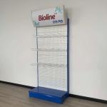 Factory Custom Size Color logo gondola shelving supermarket shelves metal