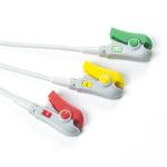 For Biolight Q3 ECG Cable For Biolight Q5 A Q S Series 3 Lead IEC Grabber In
