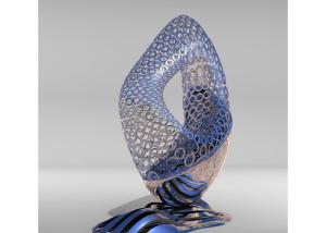 China Abstract Outdoor Decoration 316 Stainless Steel Sailboats Sculpture factory