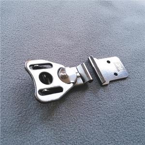China Small Twist latch with keeper plate.Black Zinc finish.Rohs factory