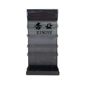 China 1 way gondola display shelf with light box Factory Wholesale Cost Export grocery items food supermarket shelves factory