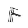Buy cheap Contemporary Single Chrome Finish Stylish Basin Mixer Taps T8822W from wholesalers