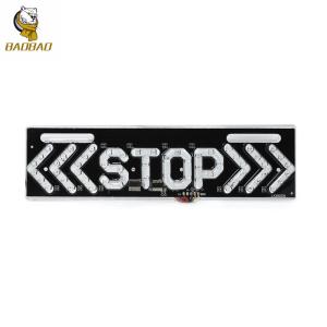 China Red Blue Flash 12V Taillight Collision Warning LED Motorcycle Turn Light factory