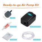 Hygger wall aquarium Mini Aquarium Air Pump Kit Small Fish Tank Air Pump 1W for