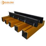 Linear Aluminium Metal Drop Ceiling Tiles Metallic 0.8mm Heat Transfer Coating
