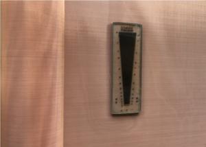 China Woven Red Copper Wire Mesh Cloth Square Hole Size Customized factory