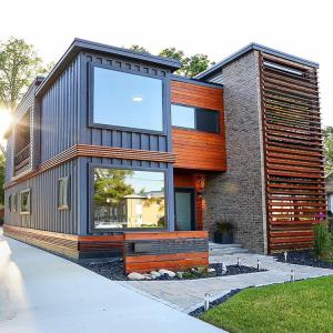 China Outdoor Pre installed Prefabricated Container Office Building factory