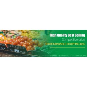 100% biodegradable disposable compostable garbage bag, biodegradable kitchen bin