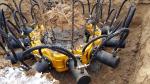 Round Concrete Pile Breaking Machine Hydraulic Pile Breaker For Excavator