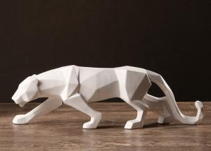 China Various Finish Modern Art Geometric Stainless Steel Sculpture Panther Design factory