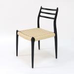 Nordic Modern Hand-woven Cord Wooden Dining Chair Made of Natural Solid Wood for
