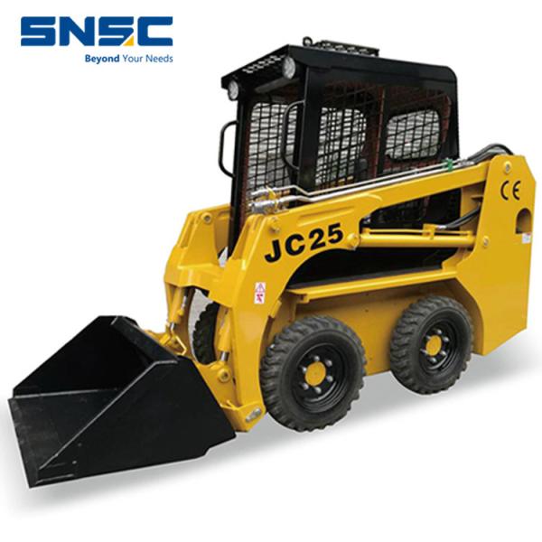 0.6cbm Rated Bucket Capacity Skid Loader Mini Skid Steer Loader with Cummins