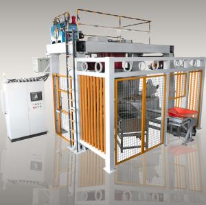 China Metal Brass Valve Machine Low Pressure Die Casting Machine With Furnace factory