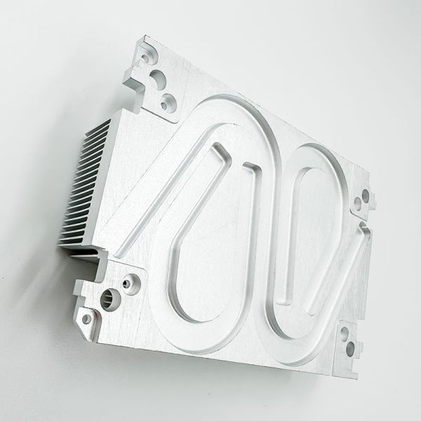 CNC Machining Metal Parts Aluminum Heatsink For Photovoltaic Inverter
