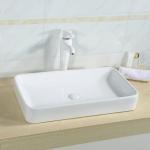 Narrow Bathroom Sink 24 Inch 700mm Countertop Basin Large Outdoor Vessel
