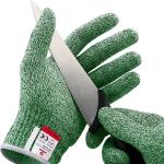 HPPE Cut Resistant Work Gloves With Grip EN388 For Gardening