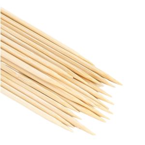 Width 2.5 Bamboo Barbecue Sticks Easily Cleaned Bamboo Grill Sticks