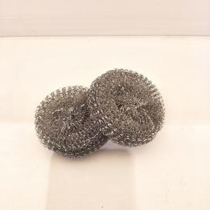 China Mesh / Flat Design Galvanized Scourer Wear Resistant For Restaurant Washing Pots factory