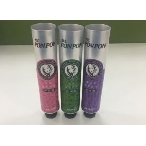 China Metallic Effect Cosmetic Packaging Tube with Aluminizing Barrier Laminated on sale