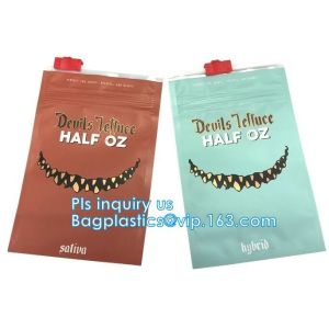 Child-resistant Packaging, Kraft Paper Child Resistant Bag, Opaque Plastic