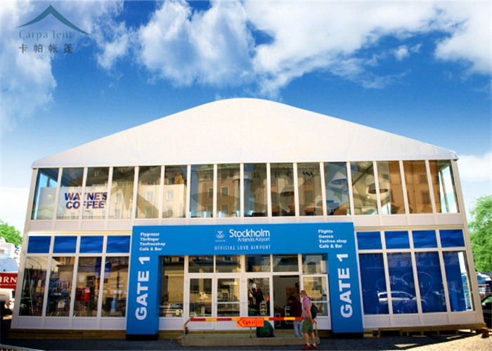 Anti - UV Waterproof Double Decker Marquee Hop - Dip Galvanized