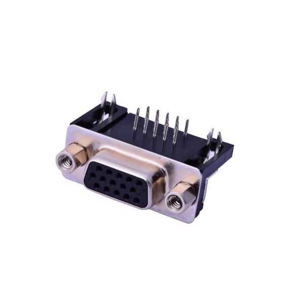 9 PIN 15 Ways Female D Sub Input Output Connectors 250V AC Rated Voltage With
